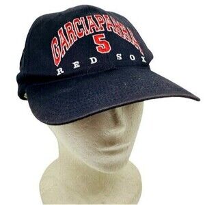 Norman Garcia Parra RED SOX #5 Blue Red Size M/L Baseball Cap Hat Vintage